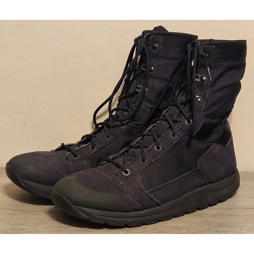 Danner Tachyon 8" Black Tactical Boots Mens Size 10 D Lightweight Military 50120